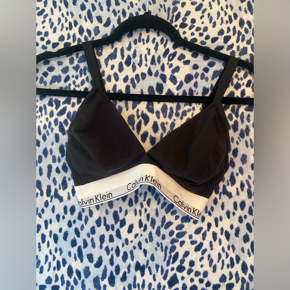 Calvin Klein Black Triangle Bralette